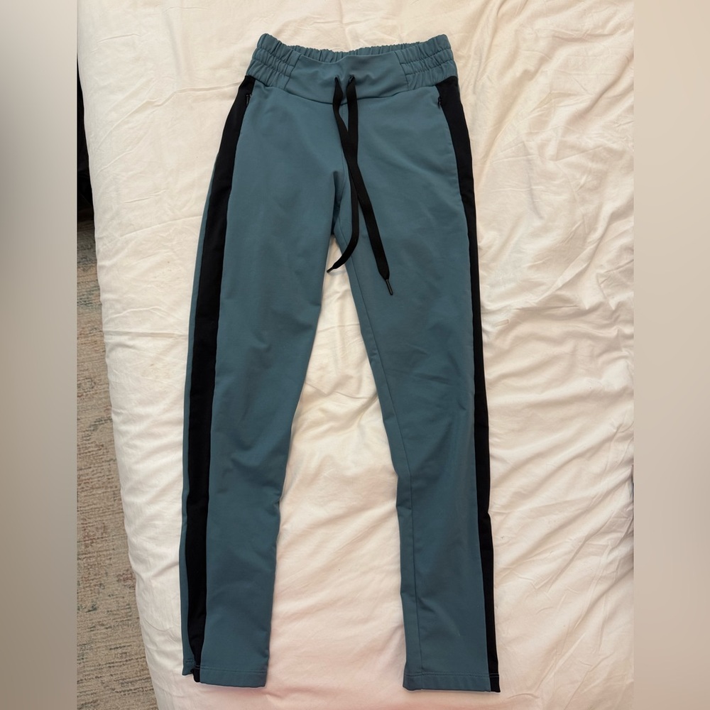 Jo+Jax Lightspeed Pant Teal Black Dance Warm Ups XXSA